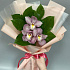 Букет-комплимент из розовых орхидей - Фото 2