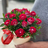 Букет цветов Би Бабблс в шляпной Коробке - Фото 4