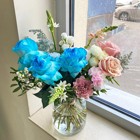 Букет цветов Равновесие - Фото 2