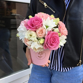 Цветы в коробке №721