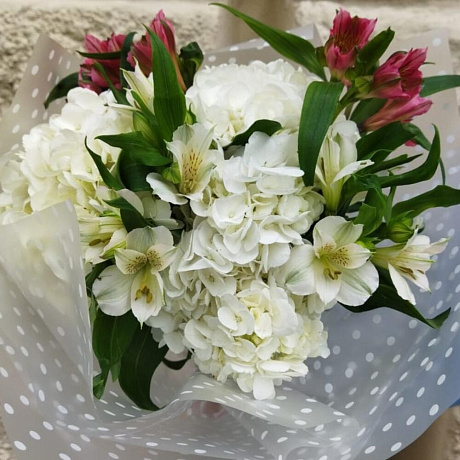Букет цветов Нежность №370 - Фото 4