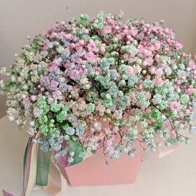 Букет цветов "Радужное облачко" №162