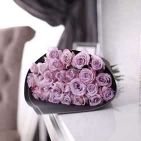Букет из 25 роз Purple