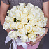 51 Белая роза в шляпной коробке - Фото 5
