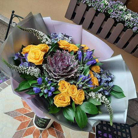 Букет цветов Брассиолини - Фото 2