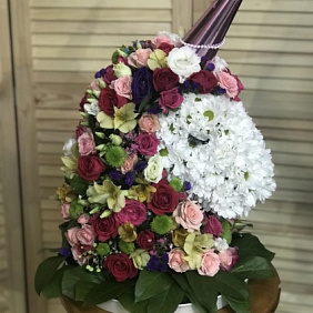 Букет цветов "Единорог" 45 см