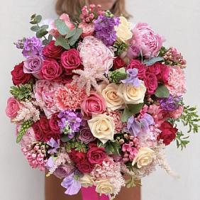 Букет цветов «Яркий букет» №163