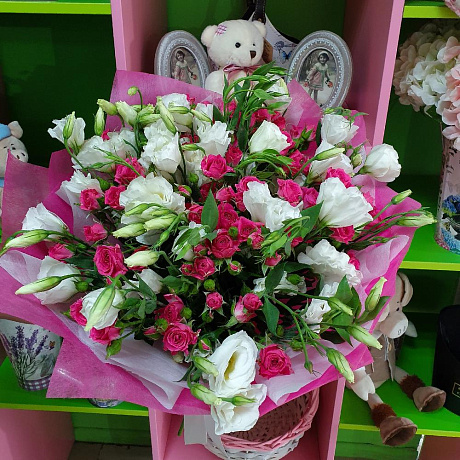 Букет цветов Алые паруса №160 - Фото 5