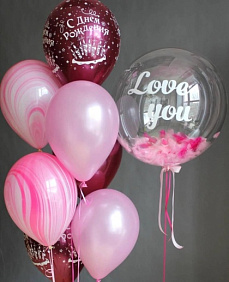 Композиция из шаров "Для Любимой" - 1