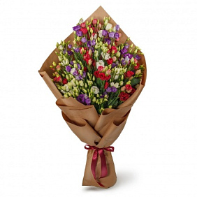 Букет из эустомы Мираж (макси)