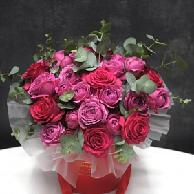 Кустовые розы №167