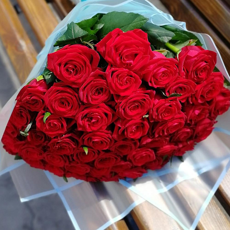 Красная роза №162 - Фото 6