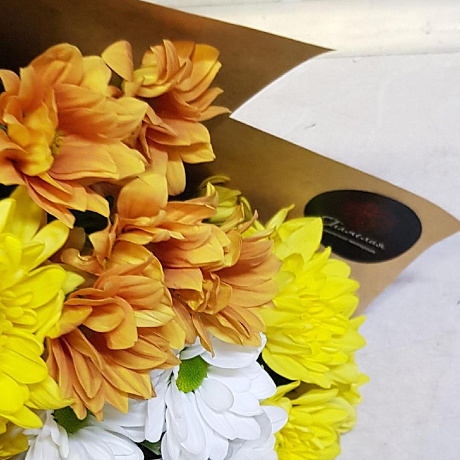 Букет цветов Осень №160 - Фото 3