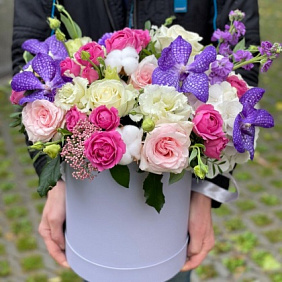 Коробка цветов «Райский сад»