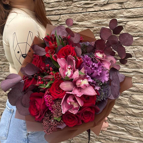 Букет цветов Костер чувств - Фото 2