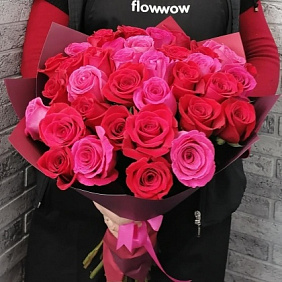 Букет из роз 21 VIP №162