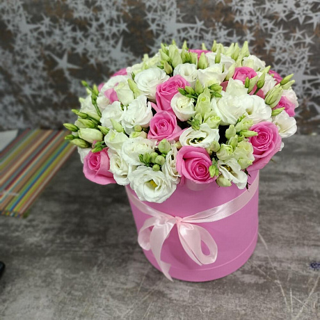 Цветы в коробке Весна и любви - Фото 3