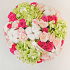 Шляпная коробочка с кустовой розой и гортензией - Фото 3