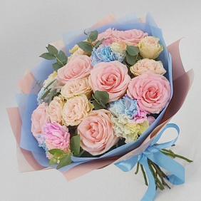 Букет цветов "Нежное признание" №164