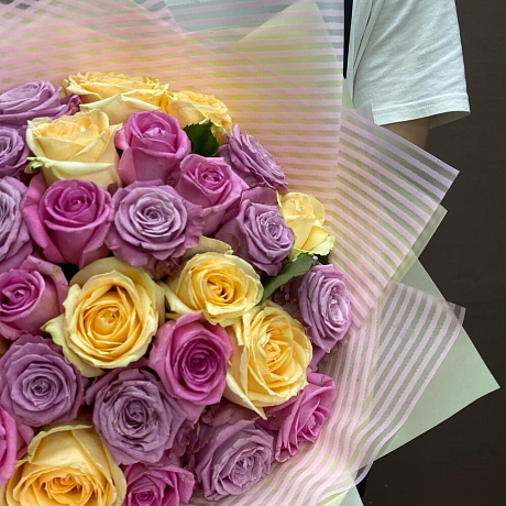 29 роз микс - Фото 4