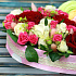композиция из роз, кустовых роз и безе - Фото 3