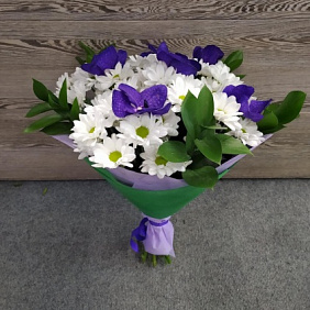 Букет цветов "Бабочки" №163