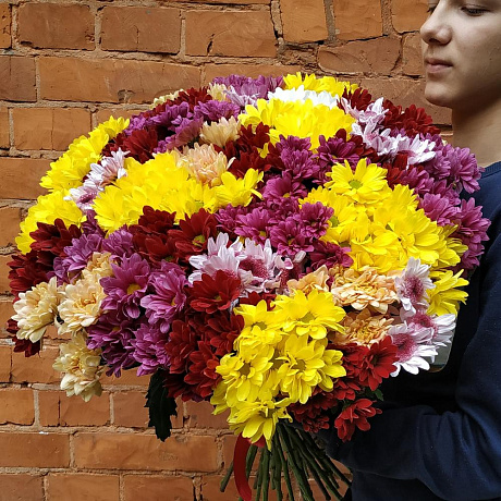 Букет цветов Яркий мир - Фото 2