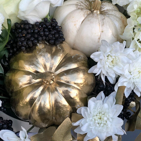 Букет цветов Белая осень - Фото 2