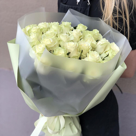 Букет цветов Лайм №162 - Фото 2