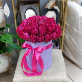 Роза в коробке №163