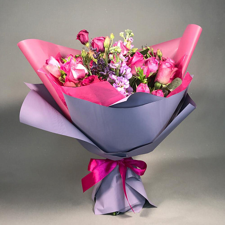 Букет цветов Hot pink - Фото 2