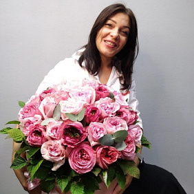 Цветы в коробке №663