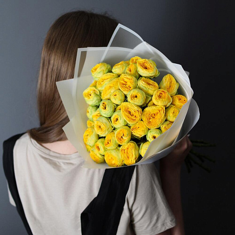 Букет пионовидных роз сорта Трендсеттер - Фото 2