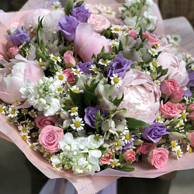 Букет цветов "Сладкий июнь"
