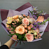 Букет из роз и маттиолы №160 - Фото 5