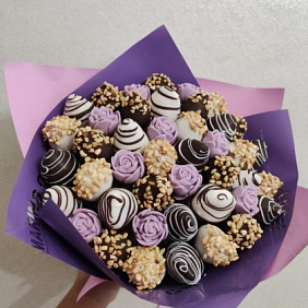 Букет цветов "Фиалка"