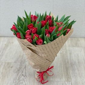 Монобукет из тюльпанов №162