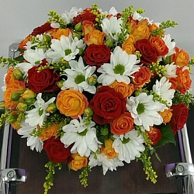 Цветы в коробке №325