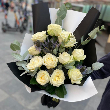 Мужской букет из Роз - Фото 2