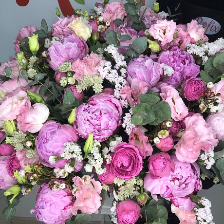 Композиция цветочная «Love» - Фото 6