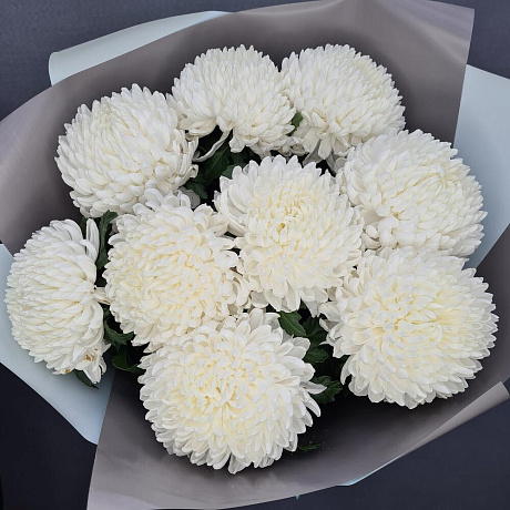 Букет цветов Деко белая 9 - Фото 6