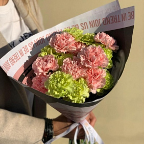 Монобукет из диантусов №2