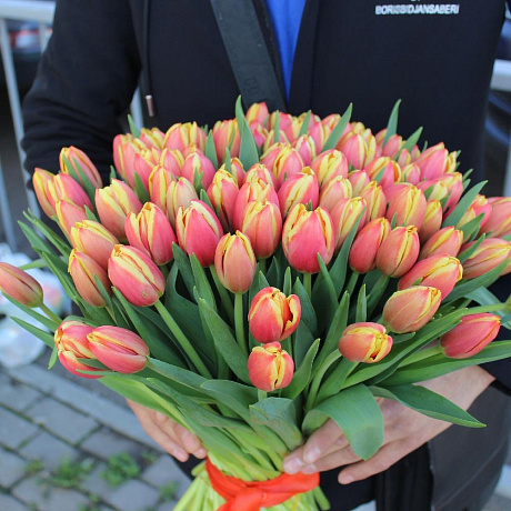 Букет цветов Тюльпаночка - Фото 3