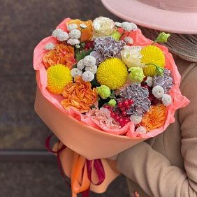 Букет цветов "Осенняя сказка" №161