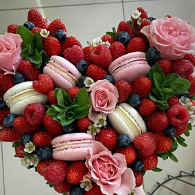 Букет цветов "От всего сердца" №164