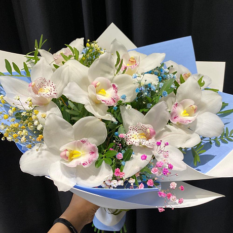 Орхидея в Букете - Фото 2