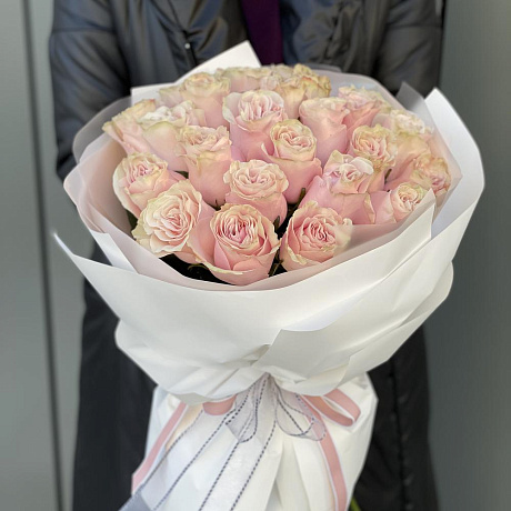 Букет Выражение любви из розовых роз - Фото 6