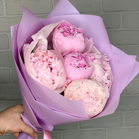 Букет цветов Pink peonies - Фото 2