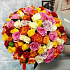 Букет из разноцветных роз Яркие чувства - Фото 5
