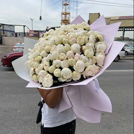 Букет Пионы шикарные - Фото 2